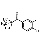 CAS#: 898766-30-8， 1-(4-Chloro-3-fluorophenyl)-2,2-dimethyl-1-propanone