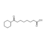 structure of CAS# 898766-75-1, 8-Cyclohexyl-8-oxooctanoic acid;8-Cyclohexyl-8-oxooctanoic acid