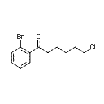 结构式 CAS# 898766-92-2, 1-(2-溴苯基)-6-氯-1-己酮