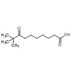 结构式 CAS# 898766-93-3, 9,9-二甲基-8-氧代癸酸