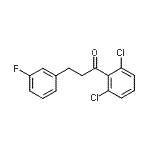 CAS#: 898767-75-4， 1-(2,6-Dichlorophenyl)-3-(3-fluorophenyl)-1-propanone