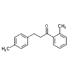 结构式 CAS# 898768-42-8, 1-(2-甲基苯基)-3-(4-甲基苯基)-1-丙酮