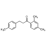 structure of CAS# 898768-79-1, 1-(2,4-Dimethylphenyl)-3-(4-methylphenyl)-1-propanone;2',4'-dimethyl-3-(4-methylphenyl)propiophenone