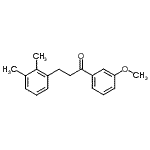 structure of CAS# 898769-05-6, 3-(2,3-Dimethylphenyl)-1-(3-methoxyphenyl)-1-propanone;3-(2,3-dimethylphenyl)-3'-methoxypropiophenone