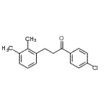 结构式 CAS# 898769-44-3, 1-(4-氯苯基)-3-(2,3-二甲基苯基)-1-丙酮