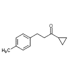 结构式 CAS# 898769-49-8, 1-环丙基-3-(4-甲基苯基)-1-丙酮