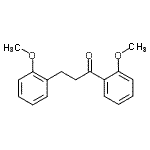 structure of CAS# 898769-65-8, 1,3-Bis(2-methoxyphenyl)-1-propanone;2'-methoxy-3-(2-methoxyphenyl)propiophenone