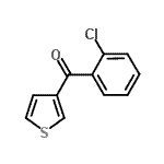 structure of CAS# 898771-24-9, (2-Chlorophenyl)(3-thienyl)methanone;3-(2-Chlorobenzoyl)thiophene