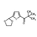 CAS#: 898772-82-2， 1-[5-(1,3-Dioxolan-2-yl)-2-thienyl]-2,2-dimethyl-1-propanone
