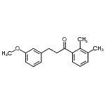 结构式 CAS# 898774-76-0, 1-(2,3-二甲基苯基)-3-(3-甲氧基苯基)-1-丙酮