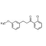 structure of CAS# 898774-92-0, 1-(2-Chlorophenyl)-3-(3-methoxyphenyl)-1-propanone;2'-chloro-3-(3-methoxyphenyl)propiophenone