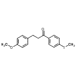 structure of CAS# 898775-70-7, 3-(4-Methoxyphenyl)-1-[4-(methylsulfanyl)phenyl]-1-propanone;3-(4-methoxyphenyl)-4'-thiomethylpropiophenone