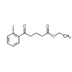 结构式 CAS# 898777-12-3, 乙基5-(2-碘苯基)-5-氧代戊酸酯