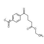 结构式 CAS# 898777-59-8, 乙基5-(4-硝基苯基)-5-氧代戊酸酯