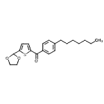 structure of CAS# 898778-59-1, [5-(1,3-Dioxolan-2-yl)-2-thienyl](4-heptylphenyl)methanone;5-(1,3-Dioxolan-2-yl)-2-(4-heptylbenzoyl)thiophene