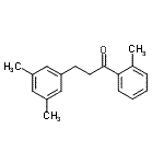 structure of CAS# 898780-05-7, 3-(3,5-Dimethylphenyl)-1-(2-methylphenyl)-1-propanone;3-(3,5-dimethylphenyl)-2'-methylpropiophenone