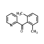 structure of CAS# 898780-51-3, (2,6-Dimethylphenyl)(2-pyridinyl)methanone;2-(2,6-Dimethylbenzoyl)pyridine