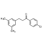 结构式 CAS# 898780-56-8, 1-(4-氯苯基)-3-(3,5-二甲基苯基)-1-丙酮