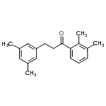 结构式 CAS# 898780-62-6, 1-(2,3-二甲基苯基)-3-(3,5-二甲基苯基)-1-丙酮