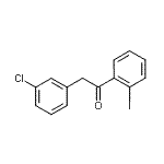CAS#: 898784-03-7， 2-(3-Chlorophenyl)-1-(2-iodophenyl)ethanone