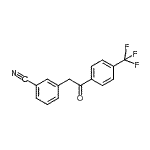 结构式 CAS# 898784-55-9, 3-{2-氧代-2-[4-(三氟甲基)苯基]乙基}苯甲腈