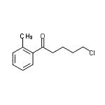 CAS#: 898785-11-0， 5-Chloro-1-(2-methylphenyl)-1-pentanone