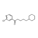 CAS#: 898785-51-8， 1-(2-Chloro-4-pyridinyl)-5-cyclohexyl-1-pentanone