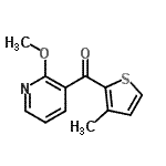 CAS#: 898785-87-0， (2-Methoxy-3-pyridinyl)(3-methyl-2-thienyl)methanone