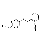 CAS#: 898785-91-6， 2-[2-(6-Methoxy-3-pyridinyl)-2-oxoethyl]benzonitrile