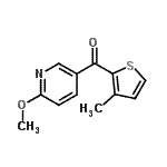 CAS#: 898786-11-3， (6-Methoxy-3-pyridinyl)(3-methyl-2-thienyl)methanone