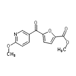CAS#: 898786-26-0， Methyl 5-[(6-methoxy-3-pyridinyl)carbonyl]-2-furoate