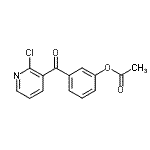 CAS#: 898786-38-4， 3-[(2-Chloro-3-pyridinyl)carbonyl]phenyl acetate