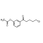 CAS#: 898786-91-9， 3-(5-Chloropentanoyl)phenyl acetate