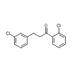 结构式 CAS# 898787-22-9, 1-(2-氯苯基)-3-(3-氯苯基)-1-丙酮