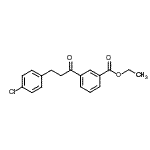 structure of CAS# 898787-74-1, Ethyl 3-[3-(4-chlorophenyl)propanoyl]benzoate;3-(4-chlorophenyl)-3'-carboethoxypropiophenone