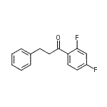 结构式 CAS# 898788-87-9, 1-(2,4-二氟苯基)-3-苯基-1-丙酮
