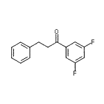 结构式 CAS# 898788-93-7, 1-(3,5-二氟苯基)-3-苯基-1-丙酮