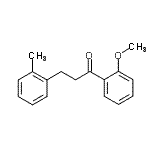 结构式 CAS# 898789-13-4, 1-(2-甲氧基苯基)-3-(2-甲基苯基)-1-丙酮