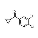 CAS#: 898790-06-2， (4-Chloro-3-fluorophenyl)(cyclopropyl)methanone