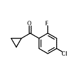 结构式 CAS# 898790-24-4, (4-氯-2-氟苯基)(环丙基)甲酮
