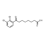 结构式 CAS# 898791-19-0, 8-(2,3-二氯苯基)-8-氧代辛酸