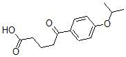 structure of CAS# 898791-85-0, 4-(1-Methylethoxy)-delta-Oxo-Benzenepentanoic Acid;5-(4-ISOPROPOXYPHENYL)-5-OXOPENTANOIC ACID;5-OXO-5-(4-ISOPROPOXYPHENYL)VALERIC ACID