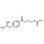 结构式 CAS# 898791-88-3, 6-(4-异丙氧基苯基)-6-氧代己酸