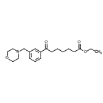 CAS#: 898792-50-2， Ethyl 7-[3-(4-morpholinylmethyl)phenyl]-7-oxoheptanoate