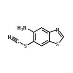 CAS#: 89899-12-7， 5-Amino-1,3-benzothiazol-6-yl thiocyanate