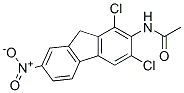 structure of CAS# 899-87-6, N-(1,3-Dichloro-7-Nitro-9H-Fluoren-2-Yl)Acetamide;N-(1,3-Dichloro-7-Nitro-9H-Fluoren-2-Yl)Ethanamide;Acetamide, N-(1,3-Dichloro-7-Nitrofluoren-2-Yl)-;Nsc57440