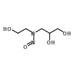 CAS#: 89911-78-4， 3-[(2-Hydroxyethyl)(nitroso)amino]-1,2-propanediol