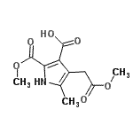CAS#: 899446-79-8， 2-(Methoxycarbonyl)-4-(2-methoxy-2-oxoethyl)-5-methyl-1H-pyrrole-3-carboxylic acid