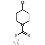 CAS#: 89970-78-5， Sodium 4-hydroxy-1-piperidinecarbodithioate