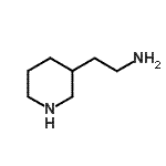 structure of CAS# 90000-30-9, 2-(3-Piperidinyl)ethanamine;(2-piperidin-3-ylethyl)amine;2-piperidin-3-ylethanamine;2-Piperidin-3-yl-ethylamine